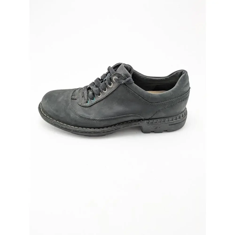 Mens Ugg Australia‎ Oxford Black Leather Casual Outdoor Shoes 5622 Size 10.5